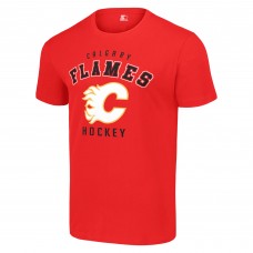 Calgary Flames Starter Red Logo T-Shirt