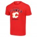 Calgary Flames Starter Red Logo T-Shirt