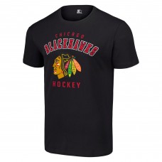 Футболка Chicago Blackhawks Starter Black Logo Футболка Chicago Blackhawks Starter Black Logo