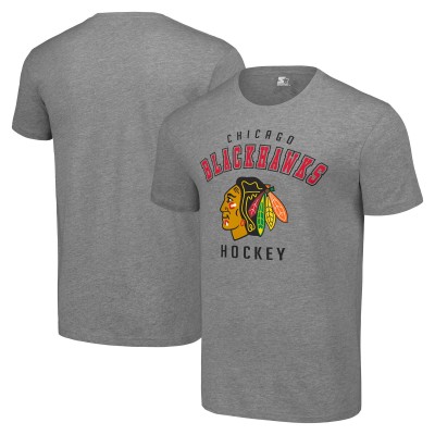 Футболка Chicago Blackhawks Starter Logo - Heather Gray