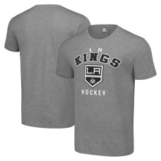Los Angeles Kings Starter Heather Gray Logo T-Shirt Los Angeles Kings Starter Heather Gray Logo T-Shirt