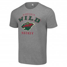 Футболка Minnesota Wild Starter Heather Gray Logo