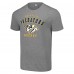 Nashville Predators Starter Heather Gray Logo T-Shirt