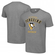Футболка Pittsburgh Penguins Starter Heather Gray Logo
