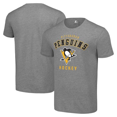 Футболка Pittsburgh Penguins Starter Heather Gray Logo