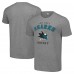Футболка San Jose Sharks Starter Logo - Heather Gray