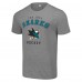 Футболка San Jose Sharks Starter Logo - Heather Gray