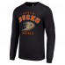 Футболка с длинным рукавом Anaheim Ducks Starter Black Logo