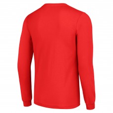 Calgary Flames Starter Red Logo Long Sleeve T-Shirt