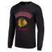 Футболка с длинным рукавом Chicago Blackhawks Starter Logo - Black