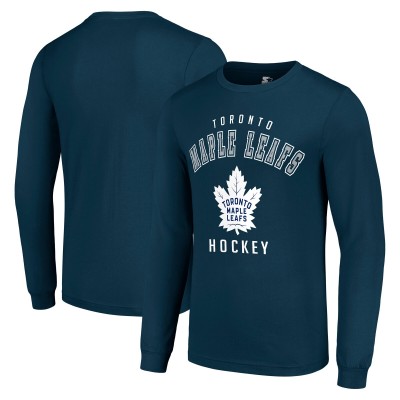 Футболка с длинным рукавом Toronto Maple Leafs Starter Logo - Navy