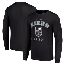 Los Angeles Kings Starter Black Logo Long Sleeve T-Shirt