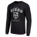 Los Angeles Kings Starter Black Logo Long Sleeve T-Shirt