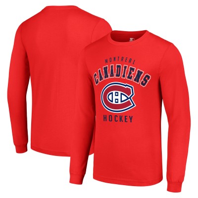 Футболка с длинным рукавом Montreal Canadiens Starter Red Logo
