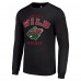 Футболка с длинным рукавом Minnesota Wild Starter Black Logo