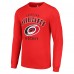 Футболка с длинным рукавом Carolina Hurricanes Starter Red Logo