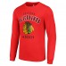 Футболка с длинным рукавом Chicago Blackhawks Starter Logo - Red