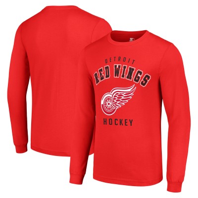 Футболка с длинным рукавом Detroit Red Wings Starter Logo - Red