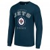Футболка с длинным рукавом Winnipeg Jets Starter Logo - Navy