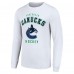 Vancouver Canucks Starter White Logo Long Sleeve T-Shirt