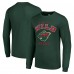 Футболка с длинным рукавом Minnesota Wild Starter Military Green Logo