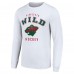 Футболка с длинным рукавом Minnesota Wild Starter White Logo