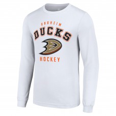 Футболка с длинным рукавом Anaheim Ducks Starter White Logo