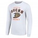 Футболка с длинным рукавом Anaheim Ducks Starter White Logo