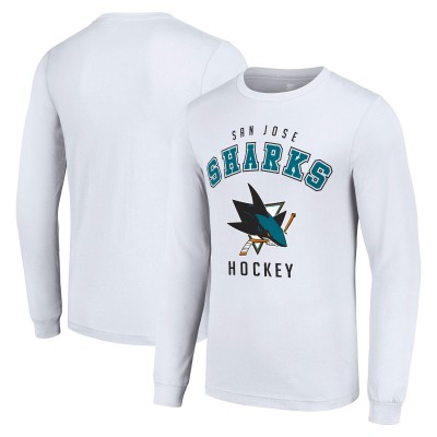 Футболка San Jose Sharks Starter Logo Long Sleeve - White