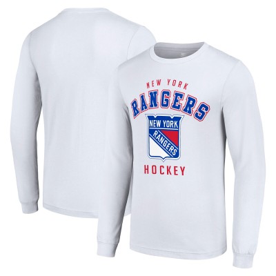 Футболка с длинным рукавом New York Rangers Starter Logo - White