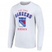 Футболка с длинным рукавом New York Rangers Starter Logo - White