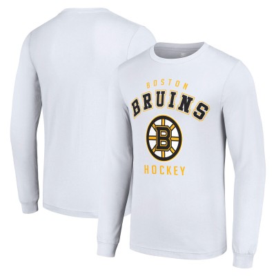 Футболка с длинным рукавом Boston Bruins Starter White Logo