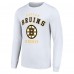 Футболка с длинным рукавом Boston Bruins Starter White Logo