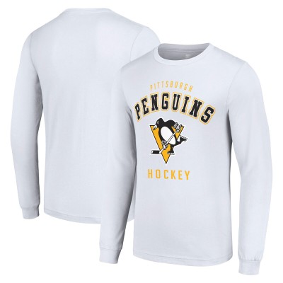 Футболка с длинным рукавом Pittsburgh Penguins Starter White Logo