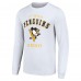 Футболка с длинным рукавом Pittsburgh Penguins Starter White Logo
