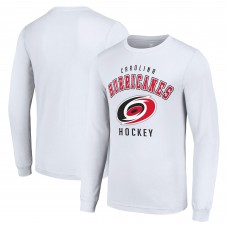 Футболка с длинным рукавом Carolina Hurricanes Starter White Logo