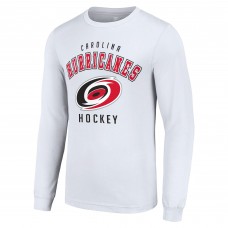 Футболка с длинным рукавом Carolina Hurricanes Starter White Logo