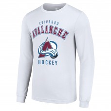 Футболка с длинным рукавом Colorado Avalanche Starter White Logo