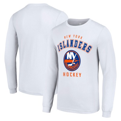 Футболка с длинным рукавом New York Islanders Starter Logo - White