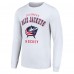 Футболка с длинным рукавом Columbus Blue Jackets Starter Logo - White