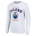 Футболка с длинным рукавом Edmonton Oilers Starter White Logo