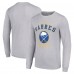 Футболка с длинным рукавом Buffalo Sabres Starter Heather Gray Logo