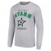 Футболка с длинным рукавом Dallas Stars Starter Logo - Heather Gray