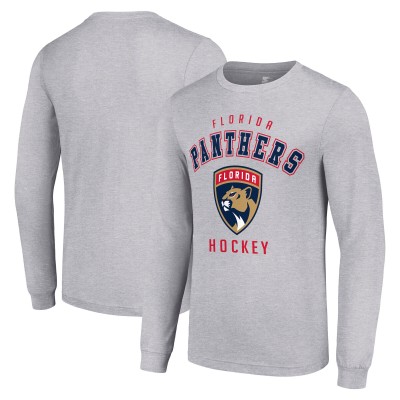 Футболка с длинным рукавом Florida Panthers Starter Logo - Heather Gray