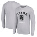 Los Angeles Kings Starter Heather Gray Logo Long Sleeve T-Shirt