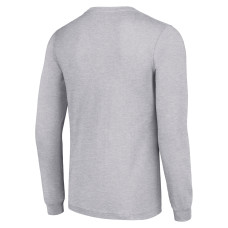 Los Angeles Kings Starter Heather Gray Logo Long Sleeve T-Shirt
