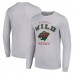 Футболка с длинным рукавом Minnesota Wild Starter Heather Gray Logo