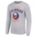 Футболка с длинным рукавом New York Islanders Starter Logo - Heather Gray