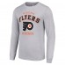 Футболка с длинным рукавом Philadelphia Flyers Starter Logo - Heather Gray