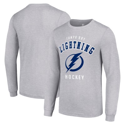 Футболка Tampa Bay Lightning Starter Logo Long Sleeve - Heather Gray